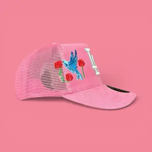 Gorras Ajustable - Flowers & Bee Embroidered SnapBack Adjustable Hats High-Quality 3D Embroidery Cool Unique Design