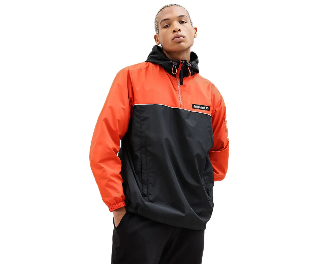 Timberland Windbreaker Half Zip Mens Jackets