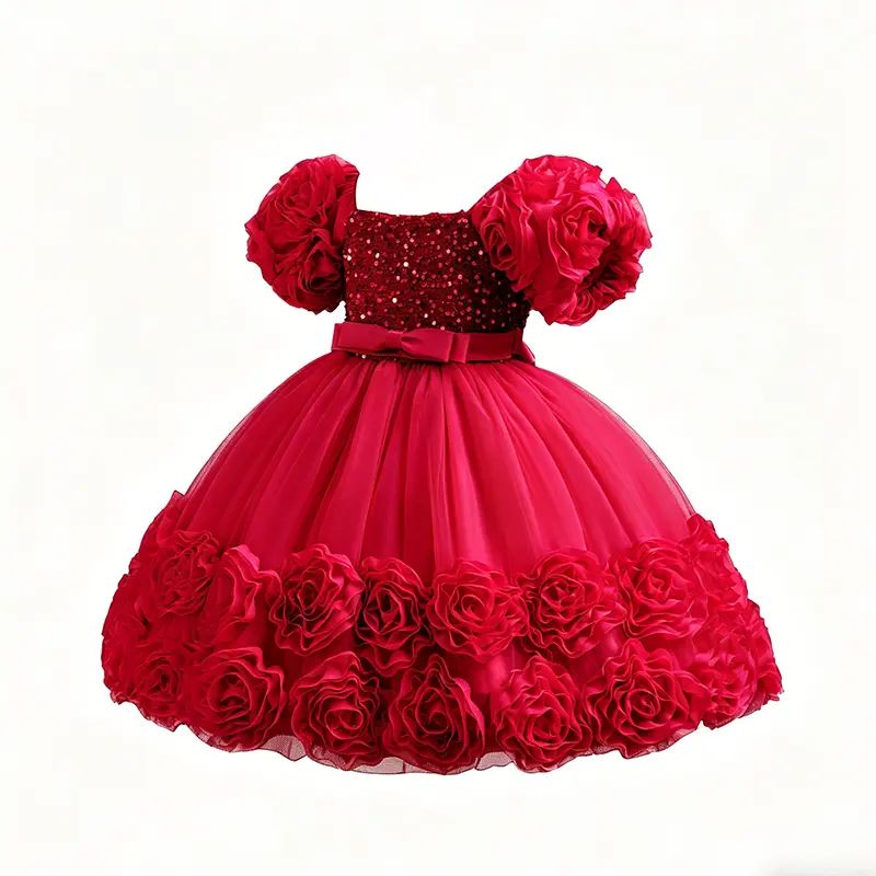 Girls Princess Dress Party Outfit for Birthday Wedding Dress Girl Princess Dress  Kid Summer Clothes Kids  Prom  Dress Girl  Graduation  Girl  Floral  Dresses princess quince dress kiddress little  girl