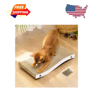 Cat Scratcher, Corrugated Cardboard Scratching Board for Indoor, 1 Pack