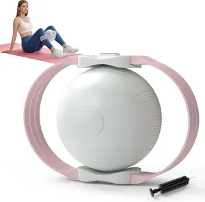Thigh Exerciser Trainer with Adjustable Resistance, Multi-Function Home Yoga Workout Device for Office