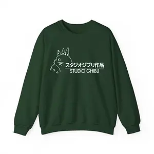Studio Ghibli Sweatshirt, Totoro Sweatshirt, Hayao Miyazaki Sweatshirt, Totoro Sweatshirt, My Neighbor Totoro Sweatshirt, Spirited Away Sweatshirt Classic Menswear