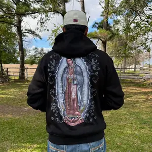 Silver Virgen Mary Hoodie