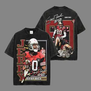 Game Day Outfit Jerry Rice 80 Acid Lightweight 100_ Cotton T-Shirt, The Goat 52 Shirt, The 49ers Shirt, Sunday Football Shirt, Game Day Shirt