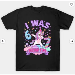 I Was 6 Now I'm 7 67 Funny Birthday Boy T-Shirt Unicorn Graphic 100% Cotton Cute Soft Crew Neck Short Sleeve Tee For Kids # 100CottonTee # BirthdayBoy # UnicornBirthday # TikTokMadeMeBuyIt # TikTokShop