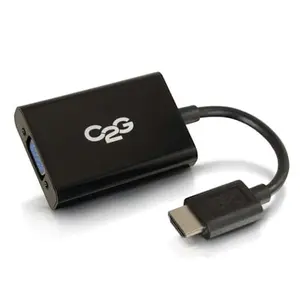 C2G HDMI Male to VGA and Stereo Audio Female Adapter Converter Dongle