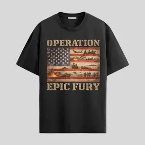 Epic Fury X Tehran Operation Shirt, US Military Graphic Tee for Men, Patriotic Gift