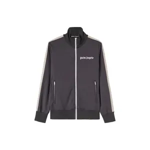 Palm Angels Classic Track Jacket Dark Grey/Off White (men) by StockX