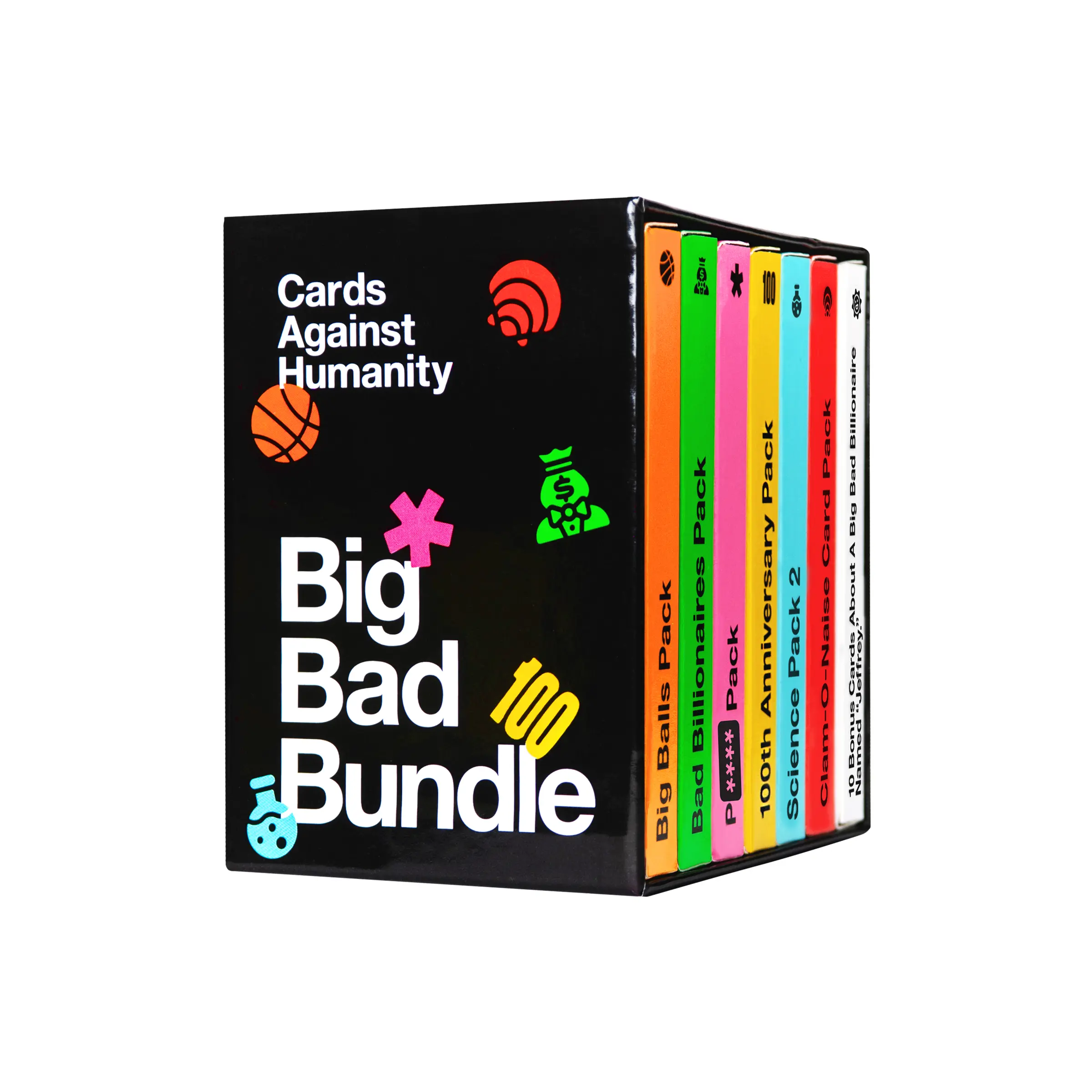 Cards Against Humanity Big Bad Bundle • 6 Mini Expansion Packs + 10 Exclusive Cards • Adult Party Card Game