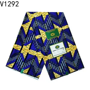 6 Yards of African Fabric Wax Print Ankara