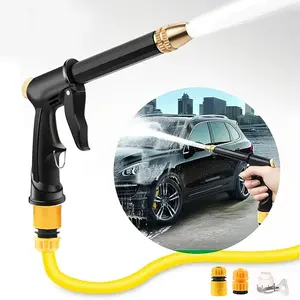 High-Pressure Car Wash Water Gun, Handheld Car Wash, Adjustable Nozzle, 5m Hose Set, Garden & Pet Cleaning Tool, Flower & Vegetable Sprayer, PVC Enclosure