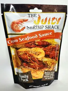 Juicy Shrimp Shack Cajun Seafood sauce, Cajun Dipping Sauce, Cajun Seasoning Sauce Mix, seafood boilundefined