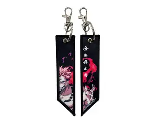 Curses Jet Tag Embroidery Print Anime 5"x1.5" inches - Sukuna