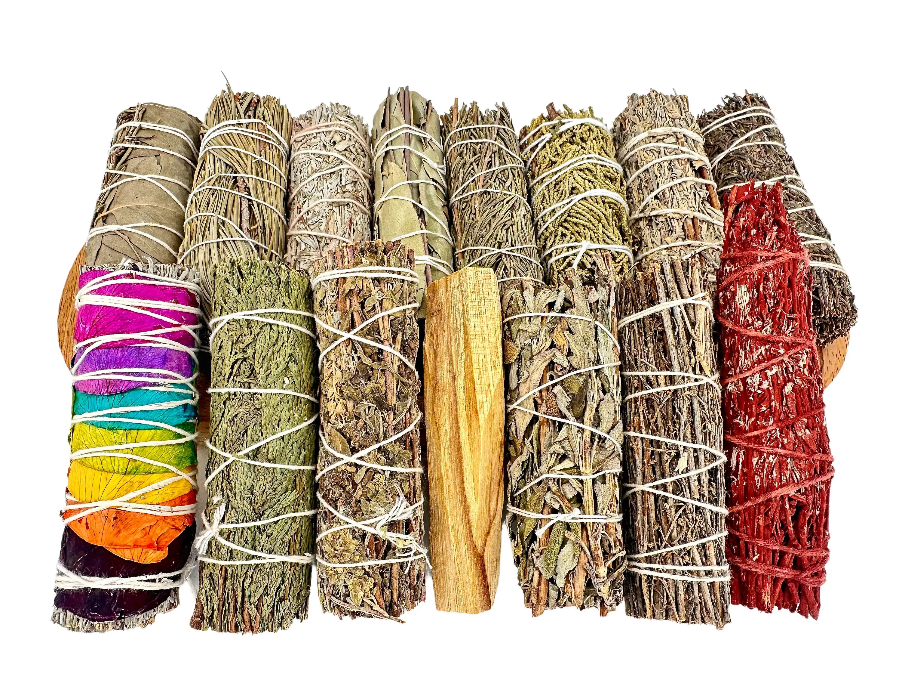 Energy Cleansing Sticks - You Choose the Herb! - 4" Herb Bundles for Smoke Cleansing - Natural Herbs - Cleansing Wand - Dried Herbal Wand
