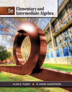 USED-Student Solutions Manual for Tussy/Gustafson's Elementary and Intermediate Algebra, 5th by Alan Tussy (Paperback)