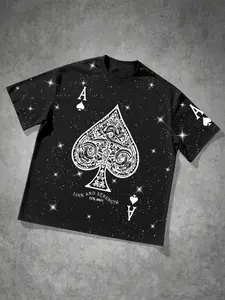 Unisex Silver Color Round Neck T-Shirt, Fashion Streetwear Essential, Casual Loose-Fitting Long Sleeve Top, Must-Have for Trendsetters