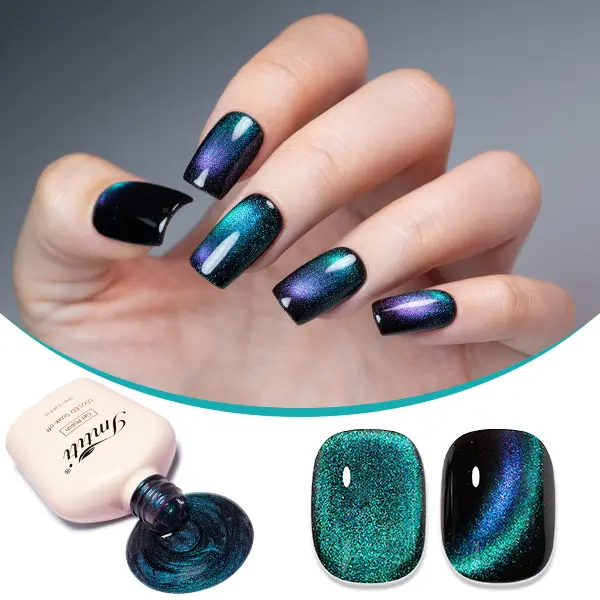 IMTITI UV Gel  Polish, 10ml  Crystal Cat Eye UV Light Cure Needed Gel Polish for  Art DIY Manicure and Pedicure at Home fake nails