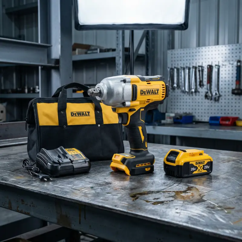 DEWALT DCF900 pro max impact wrench 20V MAX XR 1/2” Brushless Motor High Torque Cordless Impact Wrench - 1400 FT-LBS Breakaway, Rubber Grip, LED Work Light Tool for Automotive Repair Solutions, Construction Work (Batteries Sold Separately)