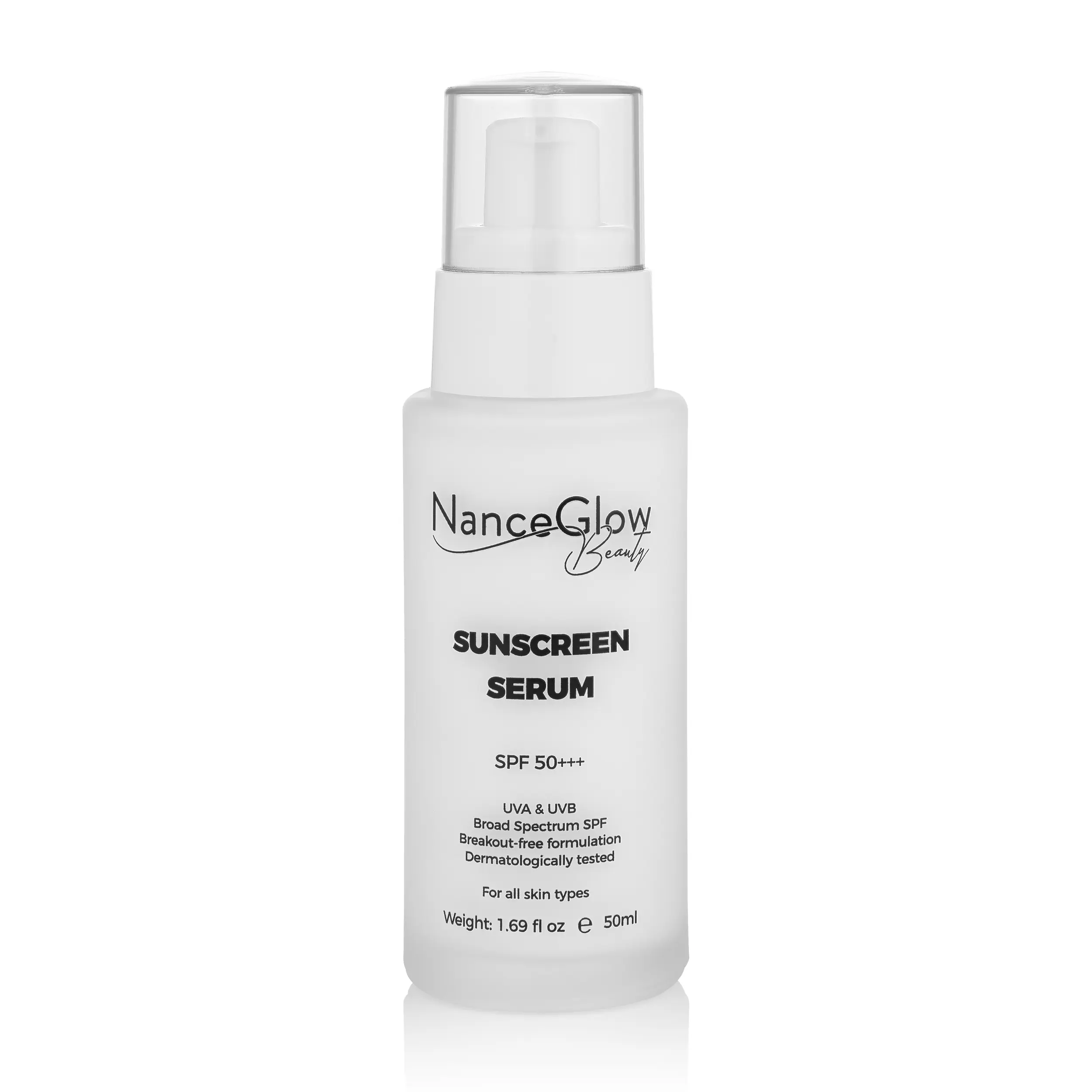 NanceGlow Sunscreen Serum SPF 50+