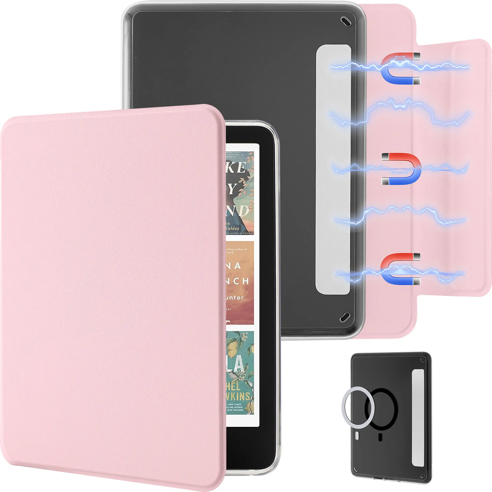 Pink with metal ring