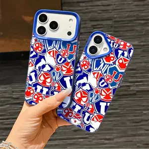 Chile U-University Logo Phone Case, Compatible with iPhone 17 to 11 Mini Pro Max, Anti Fall Matte Back Cover for All Models