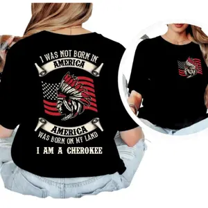 Cherokee Heritage T Shirt, Native Pride Tee With Bold American Hoodie, Indigenous Statement Sweatshirt, Unisex Sweater Pullover Tee