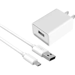 5FT  USB  Wall Charger Replacement Arlo Pro/Pro2, Arlo Q, Arlos GO Indoor Camera,  Cam Pan v3 v2, Yi  Camera Oculus Go, Kasa Cam 5V 2A Wall Charger Power  Adapter Cord (White)