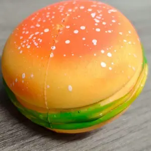 Realistic Burger Shape Stress Relief Toy, Squishies, High Elasticity and Strong Bounce Back, Ideal for Adult Pressure Relief, Fun and Relaxing Plaything