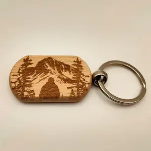 Adventure Keychain with 'Not All Who Wander Are Lost' Quote - Laser-Engraved, Perfect Companion for Exploration