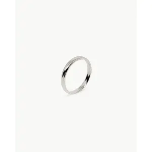 THE 2MM BAND - WHITE GOLD