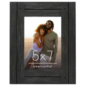 Picture Frame | Rustic Farmhouse Style | Distressed Wood Look | Wall Decor