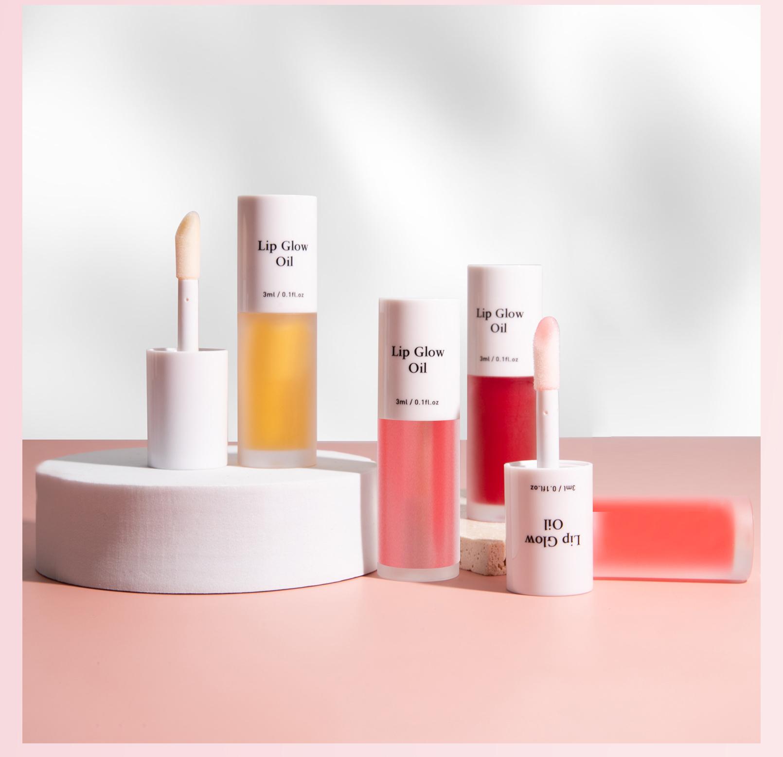 BOGO Alert 2-Count Lip Glow Oil Lip Stain Glossy Tinting Long Lasting Moisturizing Hydrating Plump Transfer Proof Lip Care Makeup