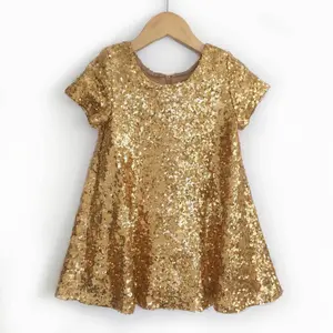 Gold Sequin Dress