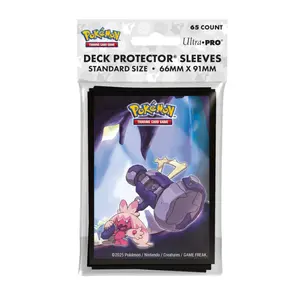 Ultra PRO Tinkaton 65ct DECK PROTECTOR Sleeves for Pokémon Standard Size 2.5 in x 3.5 in CHROMAFUSION TECHNOLOGY Archival Safe Non PVC Polypropylene