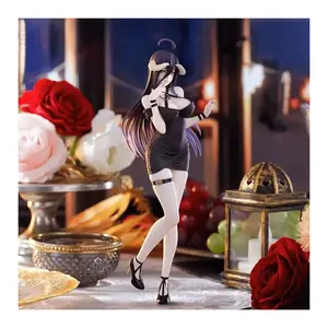 Bandai new products overlord anime figure albedo action figure sexy girl Model Collection Ornament Anime Cartoon Model Toy Gift