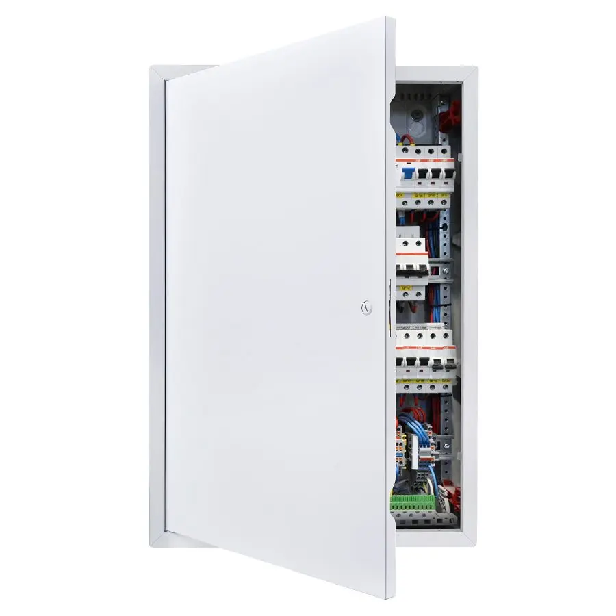 【Summerfinds】VEVOR Galvanized Steel Drywall Access Panel, 25.3x17.2 in Hinged Service Panel with Screwdriver Latch, Fine Matte Finish, 4.63 lb, 16.4x24.4 in Cutout Size, Easy-Install for Ceiling Plumbing Electrical Tools & Hardware