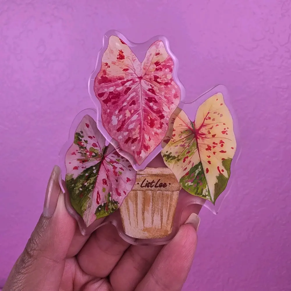 Movable Botanical Fridge Magnet, Interactive Home Decor Accessory, Fridge Decor Moveable Magnet for Plant Lovers, One Piece