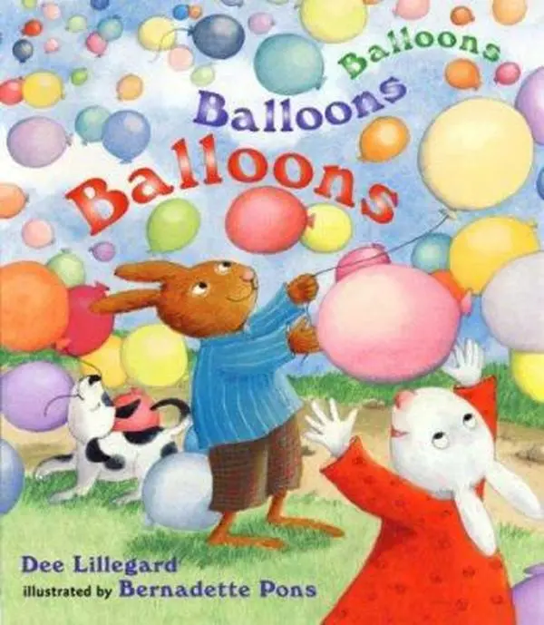 USED-Balloons, Balloons, Balloons by Dee Lillegard (Hardcover)
