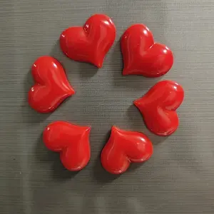 10PCS Heart Resin Fridge Magnets, Multi-Scene Magnetic Decor, Ideal Gift for All Festivals desktop car