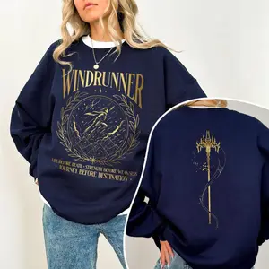 Windrunner Sweatshirt Stormlight Archive Inspired Bookish Fantasy Crewneck Kaladin Style Unisex Gift for Readers Cosmere Merch