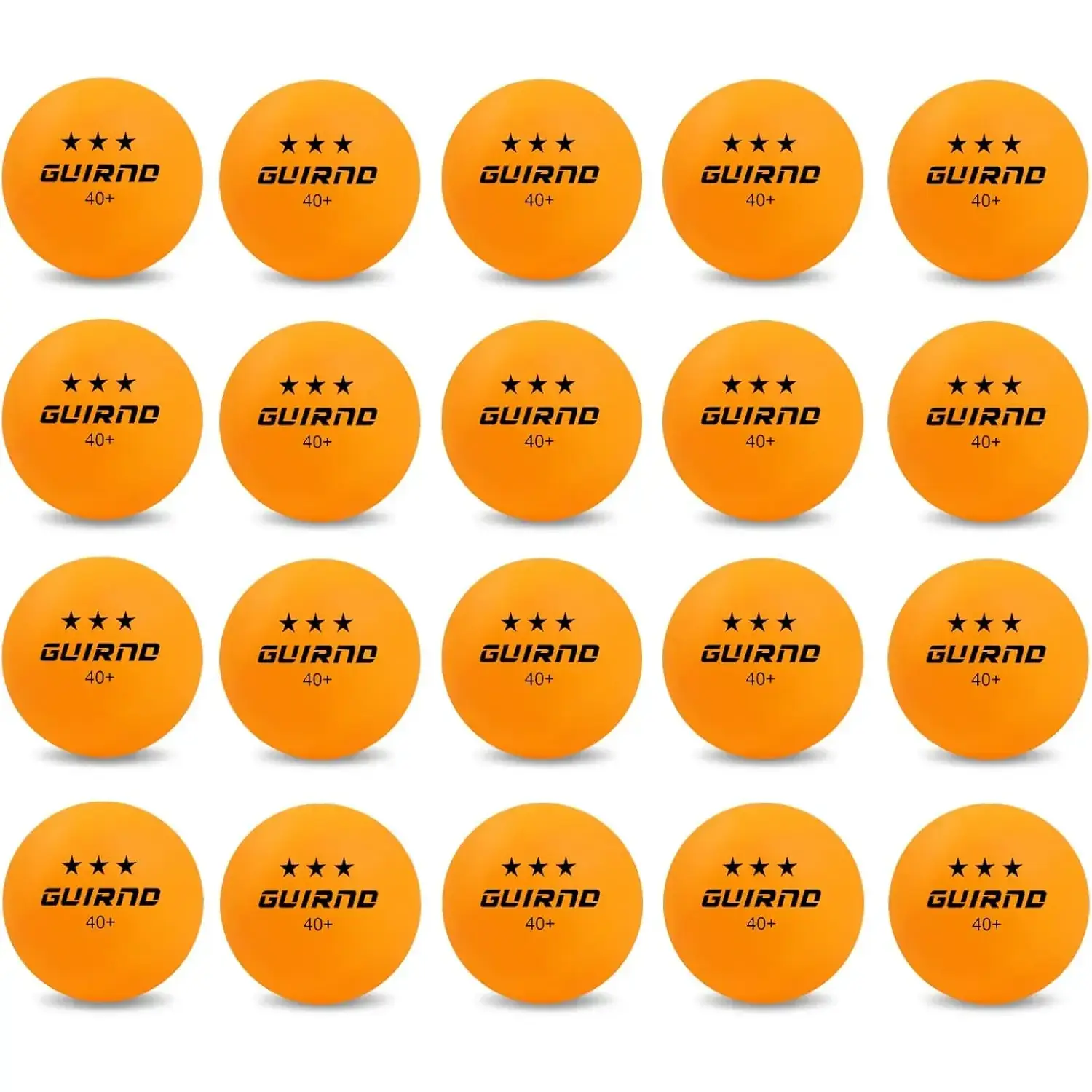 20 Pack Ping Pong Balls, 3 Star Table Tennis Balls, 40+ Pong Ball Competition and Recreational Play, Abs Ping Pong Ball, Games, DIY