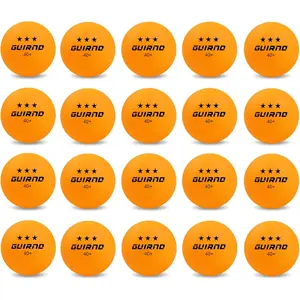 20 Pack Ping Pong Balls, 3 Star Table Tennis Balls, 40+ Pong Ball Competition and Recreational Play, Abs Ping Pong Ball, Games, DIY