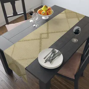 Elegant Cotton-Poly Table Runner for Dining & Events