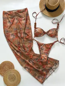 Women's Fashion Three-Piece Separated Swimsuit Set