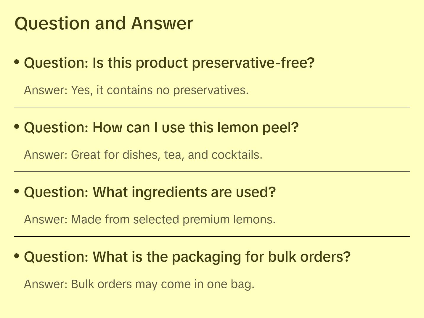 The Spice Way Granulated Lemon Peel  Pure Flavor No Preservatives Kosher Non GMO Salt Free