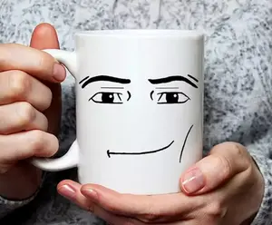 MAN FACE Mug, Funny Gamer Mug, Birthday Mug Novelty Coffee Mug 11oz Ceramic Coffee Mug 11oz