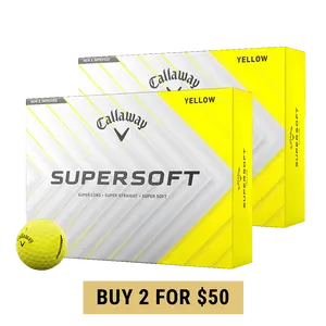 Callaway Golf Supersoft Yellow 2 Dozen Golf Balls