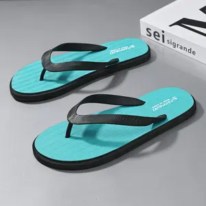 Super soft rubber flip-flops, easy to wear without pain! Say goodbye to toe rubbing, every step feels like a foot spa.