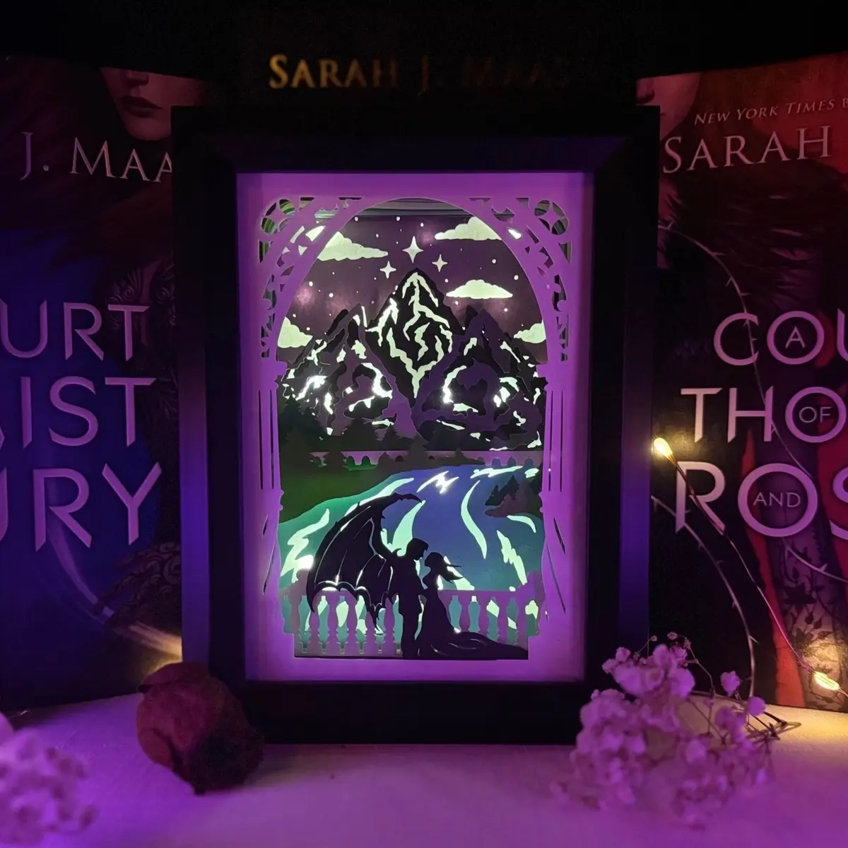 City of Starlight | Light Box by FaebleBound | Bookish Inspired Bookshelf Decor