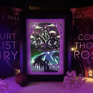 City of Starlight | Light Box by FaebleBound | Bookish Inspired Bookshelf Decor